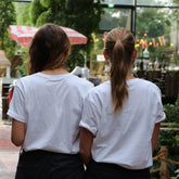 T-shirt Blanc EcoFriendly & Happy I Coton bio